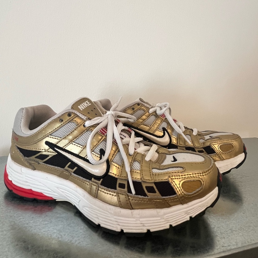 Nike P-6000 Gold and Red